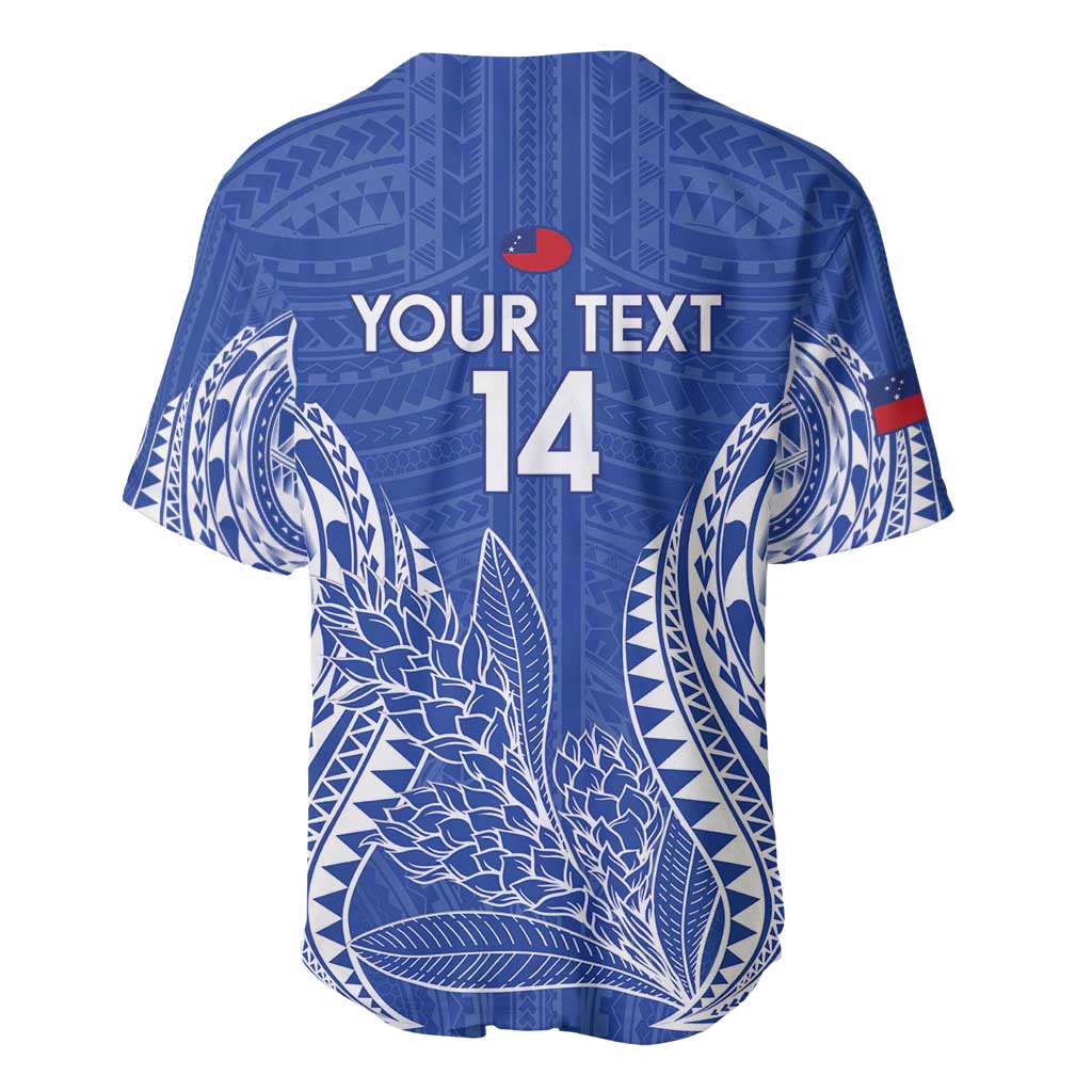 Custom Manu Samoa Rugby 2024 Baseball Jersey Go Champions Samoan Tattoo
