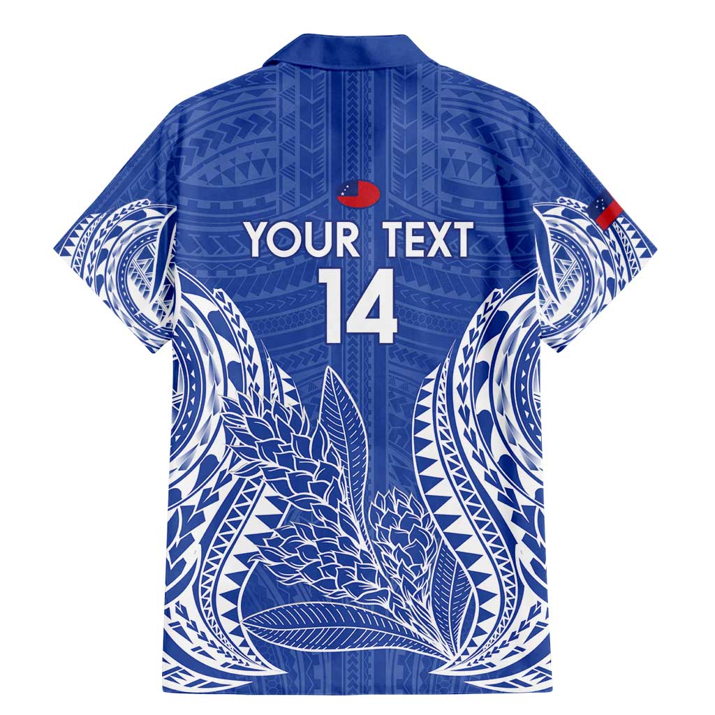 Custom Manu Samoa Rugby 2024 Family Matching Mermaid Dress and Hawaiian Shirt Go Champions Samoan Tattoo