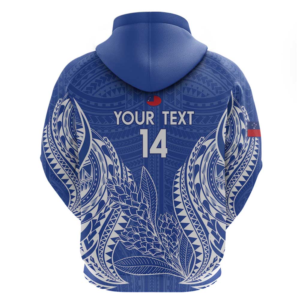 Custom Manu Samoa Rugby 2024 Hoodie Go Champions Samoan Tattoo