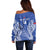 Custom Manu Samoa Rugby 2024 Off Shoulder Sweater Go Champions Samoan Tattoo