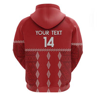Custom Tonga Rugby 2024 Hoodie Go Champions Ikale Tahi Ngatu Pattern LT14 - Polynesian Pride