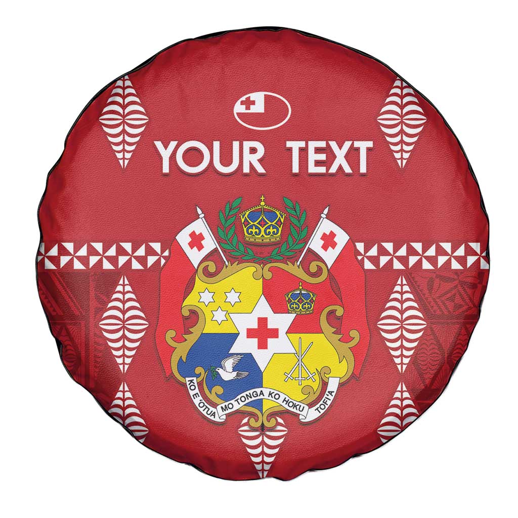 Custom Tonga Rugby 2024 Spare Tire Cover Go Champions Ikale Tahi Ngatu Pattern