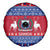 Personalised Samoa Christmas Spare Tire Cover Samoan Coat Of Arms Manuia Le Kirisimas LT14 - Polynesian Pride