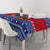 Personalised Samoa Christmas Tablecloth Samoan Coat Of Arms Manuia Le Kirisimas LT14 - Polynesian Pride