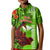 Personalised Hawaii Christmas Kid Polo Shirt Mele Kalikimaka Kakau Polynesian Shark Tattoo LT14 Kid Green - Polynesian Pride