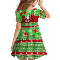 Personalised Hawaii Christmas Family Matching Off Shoulder Maxi Dress and Hawaiian Shirt Mele Kalikimaka Hawaiian Santa Tropical Vibes LT14 - Polynesian Pride
