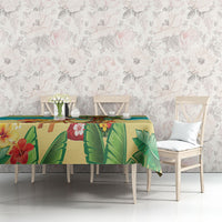 Hawaii Christmas Mele Kalikimaka Tablecloth Santa Decorating Xmas Palm Tree Tropical Vibes LT14 - Polynesian Pride