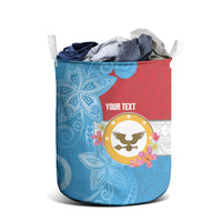 Personalised Malaita Province Day Laundry Basket Solomon Islands Maramapaina Flag Color LT14 - Polynesian Pride