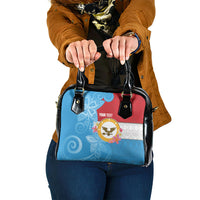 Personalised Malaita Province Day Shoulder Handbag Solomon Islands Maramapaina Flag Color LT14 One Size Blue - Polynesian Pride