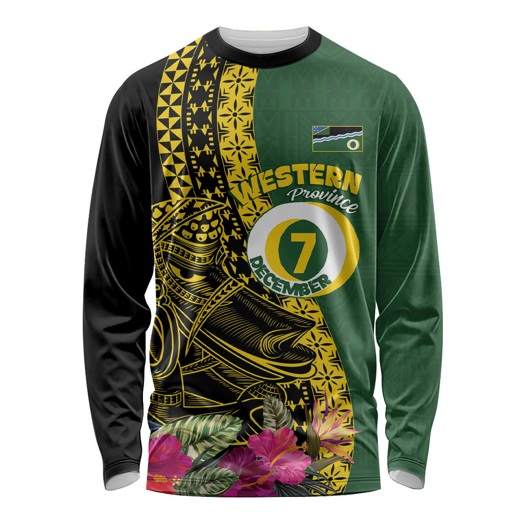 Personalised Western Province Day Long Sleeve Shirt Wes Provins Nguzunguzu Symbol LT14 Unisex Green - Polynesian Pride