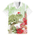 Pastel Green Hawaii Chameleon Christmas Hawaiian Shirt Mele Kalikimaka Kakau - Watercolor