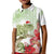 Pastel Green Hawaii Chameleon Christmas Kid Polo Shirt Mele Kalikimaka Kakau - Watercolor