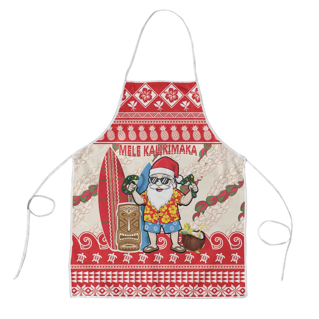 Hawaii Christmas Six Seven Apron Mele Kalikimaka Funny Santa 67 Gen Alpha Slang - Polynesian Pride