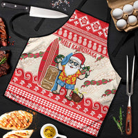 Hawaii Christmas Six Seven Apron Mele Kalikimaka Funny Santa 67 Gen Alpha Slang - Polynesian Pride