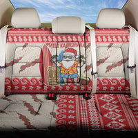 Hawaii Christmas Six Seven Back Car Seat Cover Mele Kalikimaka Funny Santa 67 Gen Alpha Slang - Polynesian Pride
