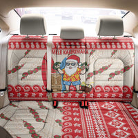 Hawaii Christmas Six Seven Back Car Seat Cover Mele Kalikimaka Funny Santa 67 Gen Alpha Slang - Polynesian Pride