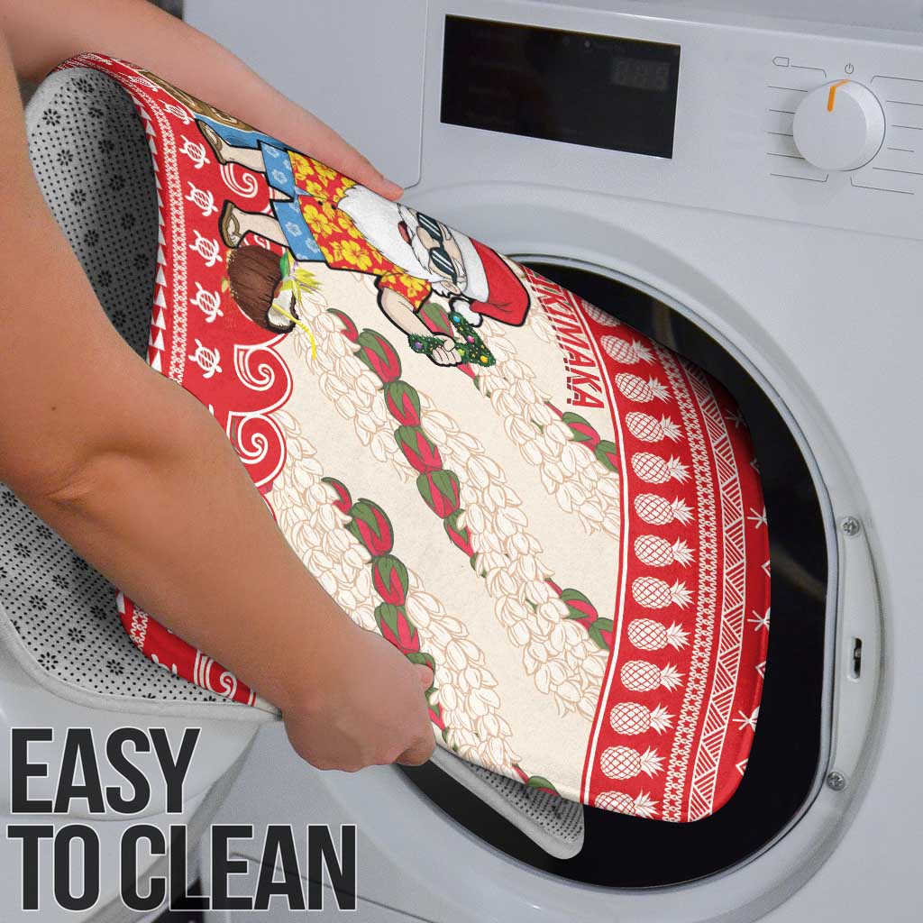 Hawaii Christmas Six Seven Bathroom Set Mele Kalikimaka Funny Santa 67 Gen Alpha Slang - Polynesian Pride