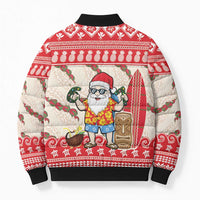 Hawaii Christmas Six Seven Bomber Puffer Jacket Mele Kalikimaka Funny Santa 67 Gen Alpha Slang - Polynesian Pride