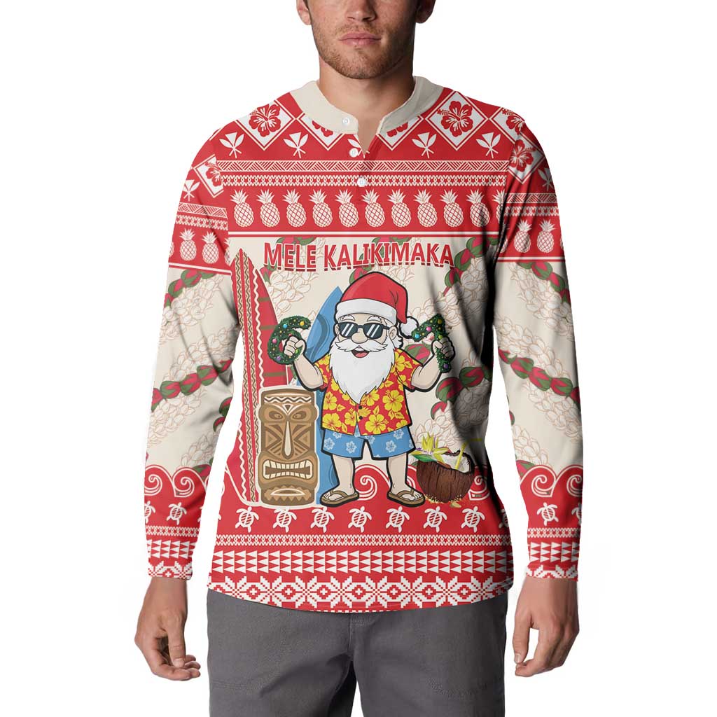 Hawaii Christmas Six Seven Button Sweatshirt Mele Kalikimaka Funny Santa 67 Gen Alpha Slang - Polynesian Pride