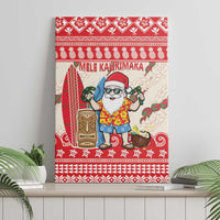 Hawaii Christmas Six Seven Canvas Wall Art Mele Kalikimaka Funny Santa 67 Gen Alpha Slang - Polynesian Pride