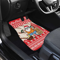 Hawaii Christmas Six Seven Car Mats Mele Kalikimaka Funny Santa 67 Gen Alpha Slang - Polynesian Pride