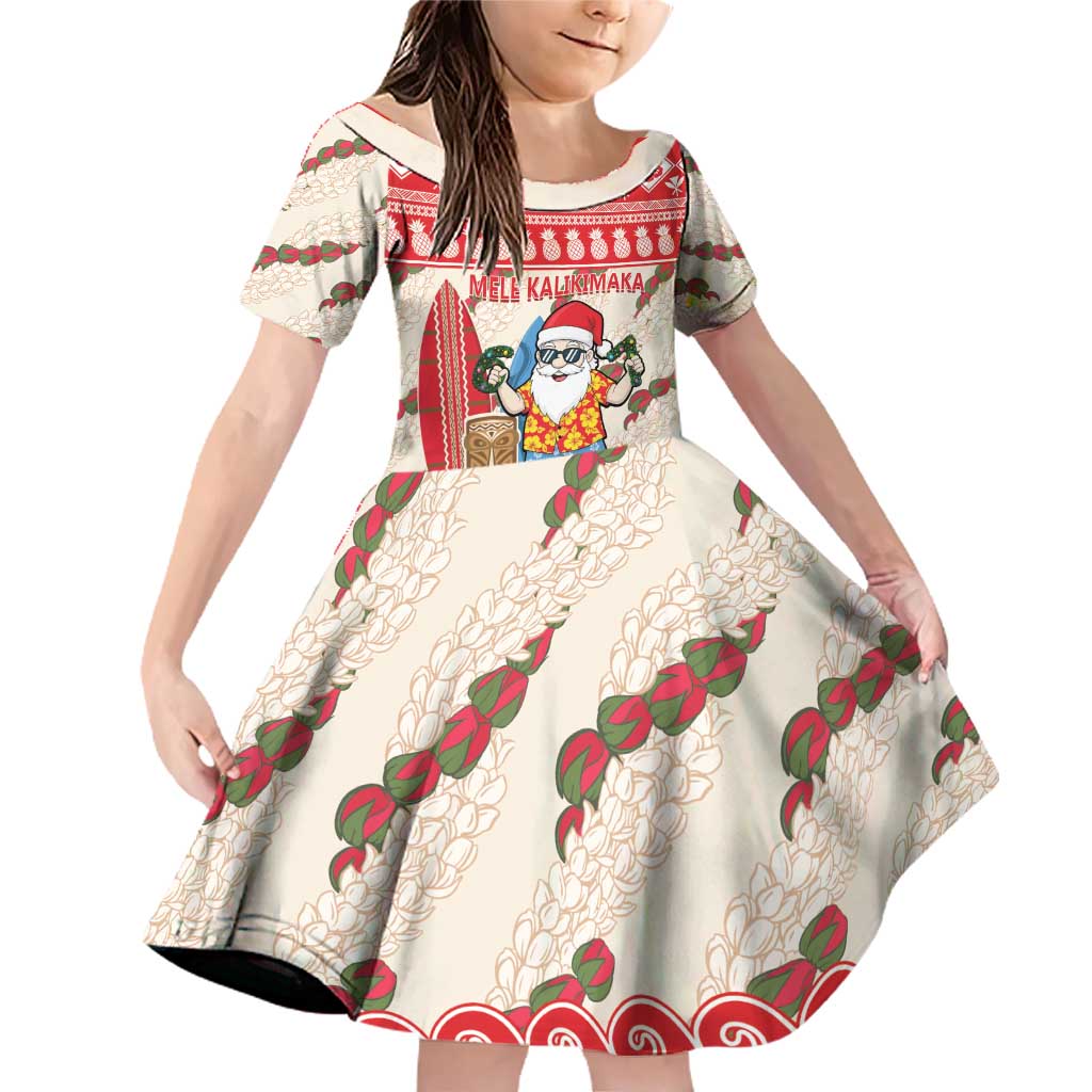 Hawaii Christmas Six Seven Family Matching Off Shoulder Short Dress and Hawaiian Shirt Mele Kalikimaka Funny Santa 67 Gen Alpha Slang - Polynesian Pride