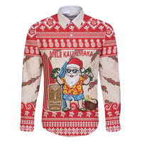 Hawaii Christmas Six Seven Family Matching Summer Maxi Dress and Hawaiian Shirt Mele Kalikimaka Funny Santa 67 Gen Alpha Slang - Polynesian Pride