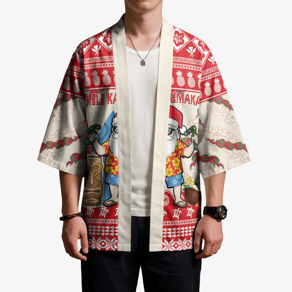Hawaii Christmas Six Seven Kimono Mele Kalikimaka Funny Santa 67 Gen Alpha Slang - Polynesian Pride