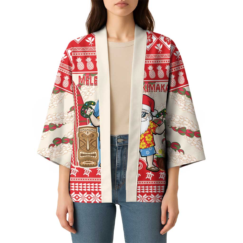 Hawaii Christmas Six Seven Kimono Mele Kalikimaka Funny Santa 67 Gen Alpha Slang - Polynesian Pride
