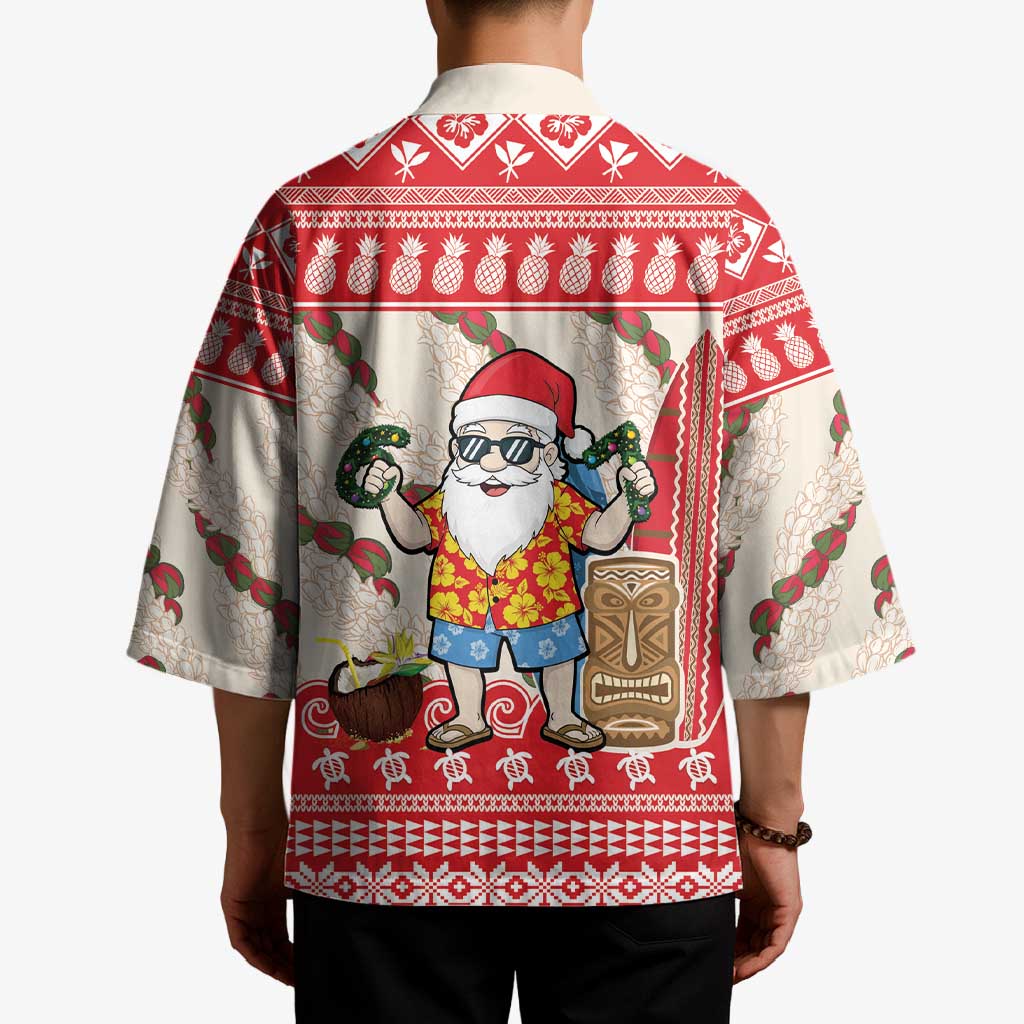 Hawaii Christmas Six Seven Kimono Mele Kalikimaka Funny Santa 67 Gen Alpha Slang - Polynesian Pride