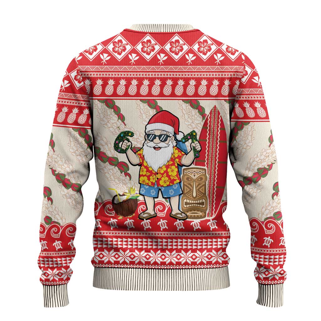 Hawaii Christmas Six Seven Ugly Christmas Sweater Mele Kalikimaka Funny Santa 67 Gen Alpha Slang - Polynesian Pride