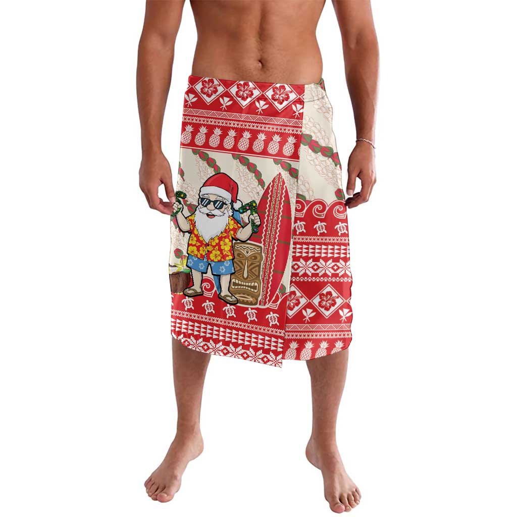 Hawaii Christmas Six Seven Lavalava Mele Kalikimaka Funny Santa 67 Gen Alpha Slang - Polynesian Pride