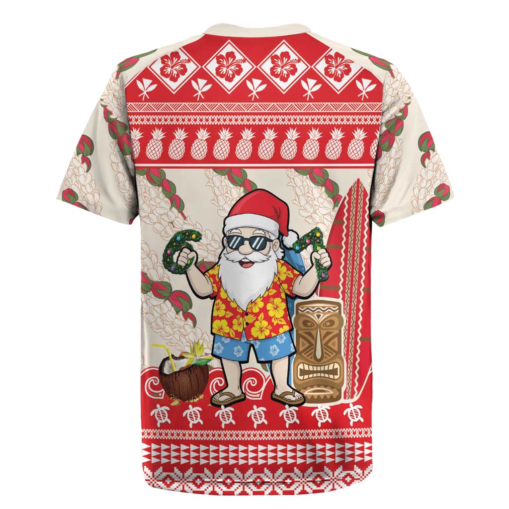 Hawaii Christmas Six Seven Rugby Jersey Mele Kalikimaka Funny Santa 67 Gen Alpha Slang - Polynesian Pride