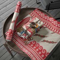 Hawaii Christmas Six Seven Wrapping Paper Mele Kalikimaka Funny Santa 67 Gen Alpha Slang - Polynesian Pride