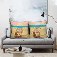 Aloha Hawaii Mele Kalikimaka Pillow Cover Beachy Funny Santa Hawaiian Lei - Polynesian Pride