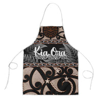 Kia Ora New Zealand Apron Aotearoa Proud Maori Silver Fern - Polynesian Pride
