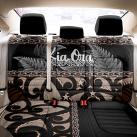 Kia Ora New Zealand Back Car Seat Cover Aotearoa Proud Maori With Silver Fern LT14 - Polynesian Pride