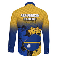 Nauru Independence Day Family Matching Short Sleeve Bodycon Dress and Hawaiian Shirt Repubrikin Naoero Polynesian Pattern LT14 - Polynesian Pride