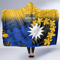 Nauru Independence Day Hooded Blanket Repubrikin Naoero Polynesian Pattern LT14 - Polynesian Pride