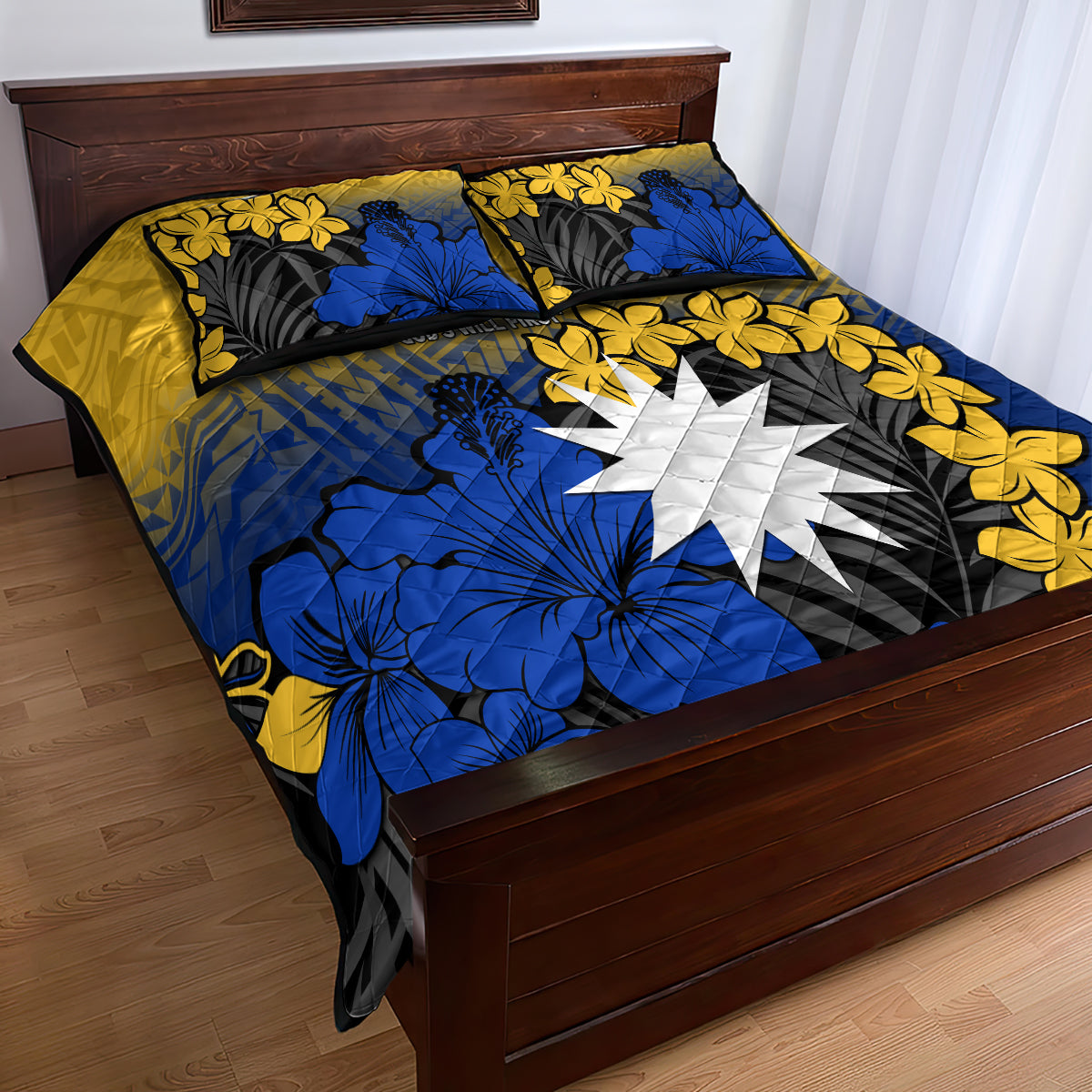 Nauru Independence Day Quilt Bed Set Repubrikin Naoero Polynesian Pattern LT14 - Polynesian Pride