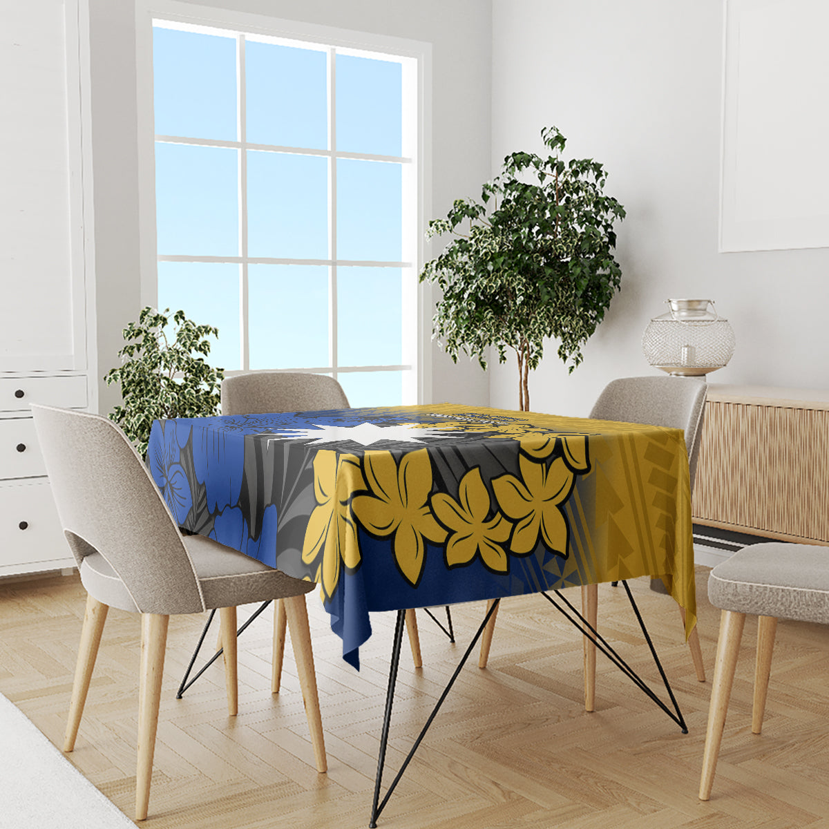 Nauru Independence Day Tablecloth Repubrikin Naoero Polynesian Pattern LT14 - Polynesian Pride