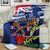 Australia And New Zealand ANZAC Day Blanket Lest We Forget Silver Fern With Golden Wattle LT14 - Polynesian Pride