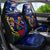 Australia And New Zealand ANZAC Day Car Seat Cover Lest We Forget Silver Fern With Golden Wattle LT14 - Polynesian Pride