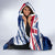 Australia And New Zealand ANZAC Day Hooded Blanket Lest We Forget Silver Fern With Golden Wattle LT14 - Polynesian Pride