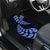 Blue New Zealand Paisley Silver Fern Car Mats Aotearoa Maori LT14 - Polynesian Pride