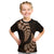 Brown New Zealand Paisley Silver Fern Kid T Shirt Aotearoa Maori LT14 Brown - Polynesian Pride