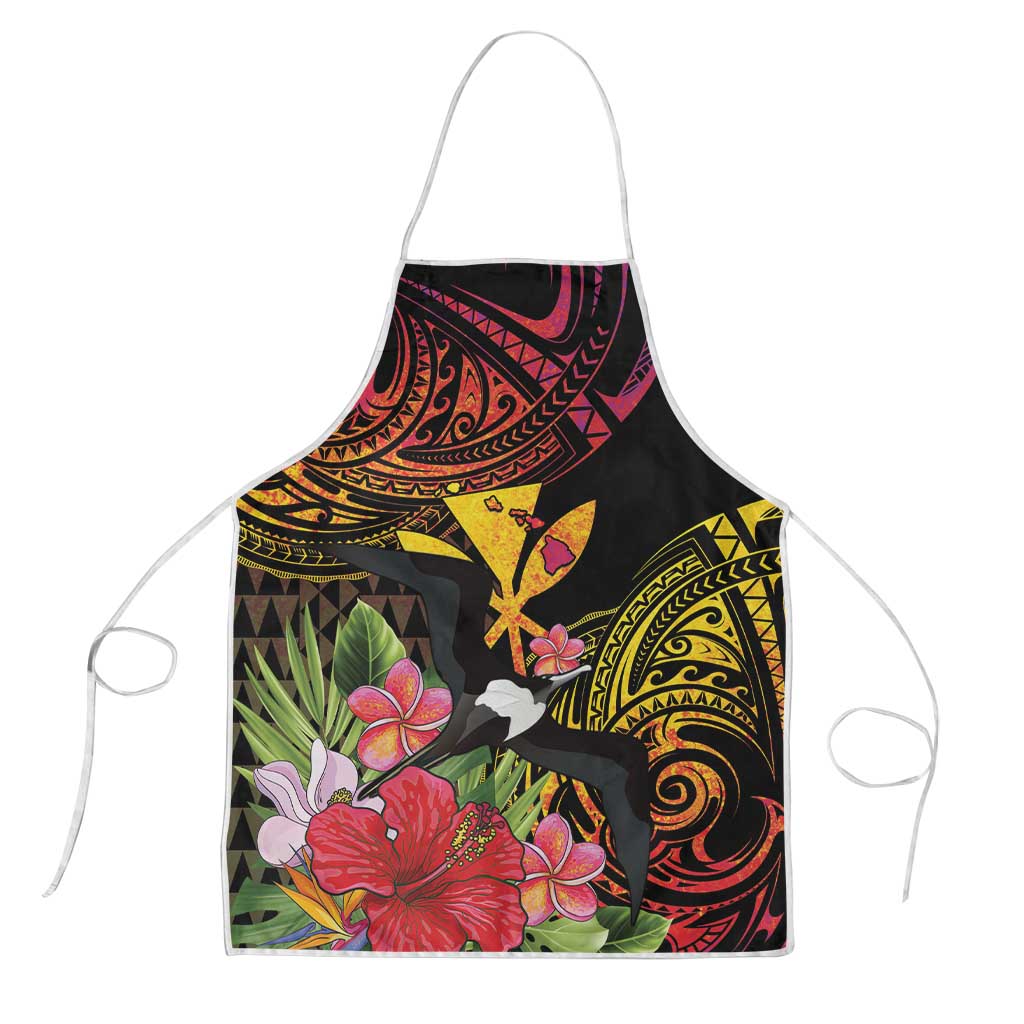 Hawaii Iwa Bird Apron Great Frigatebird Kanaka Tropical Hippie Style - Polynesian Pride
