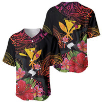 Hawaii Iwa Bird Baseball Jersey Great Frigatebird Kanaka Tropical Hippie Style - Polynesian Pride