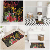 Hawaii Iwa Bird Bathroom Set Great Frigatebird Kanaka Tropical Hippie Style - Polynesian Pride