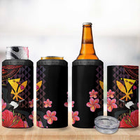 Hawaii Iwa Bird 4 in 1 Can Cooler Tumbler Great Frigatebird Kanaka Tropical Hippie Style - Polynesian Pride